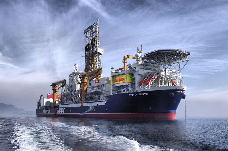 Stena Forth in the sea