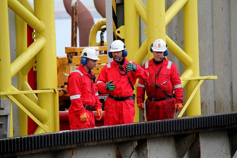 Stena Drilling personnel in full gear