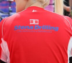 Stena Drilling logo in a dryfit shirt