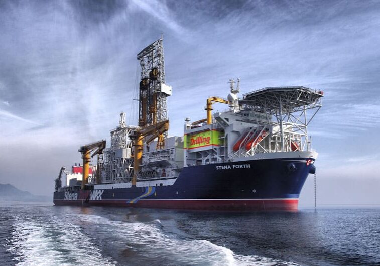 Stena Forth in the sea
